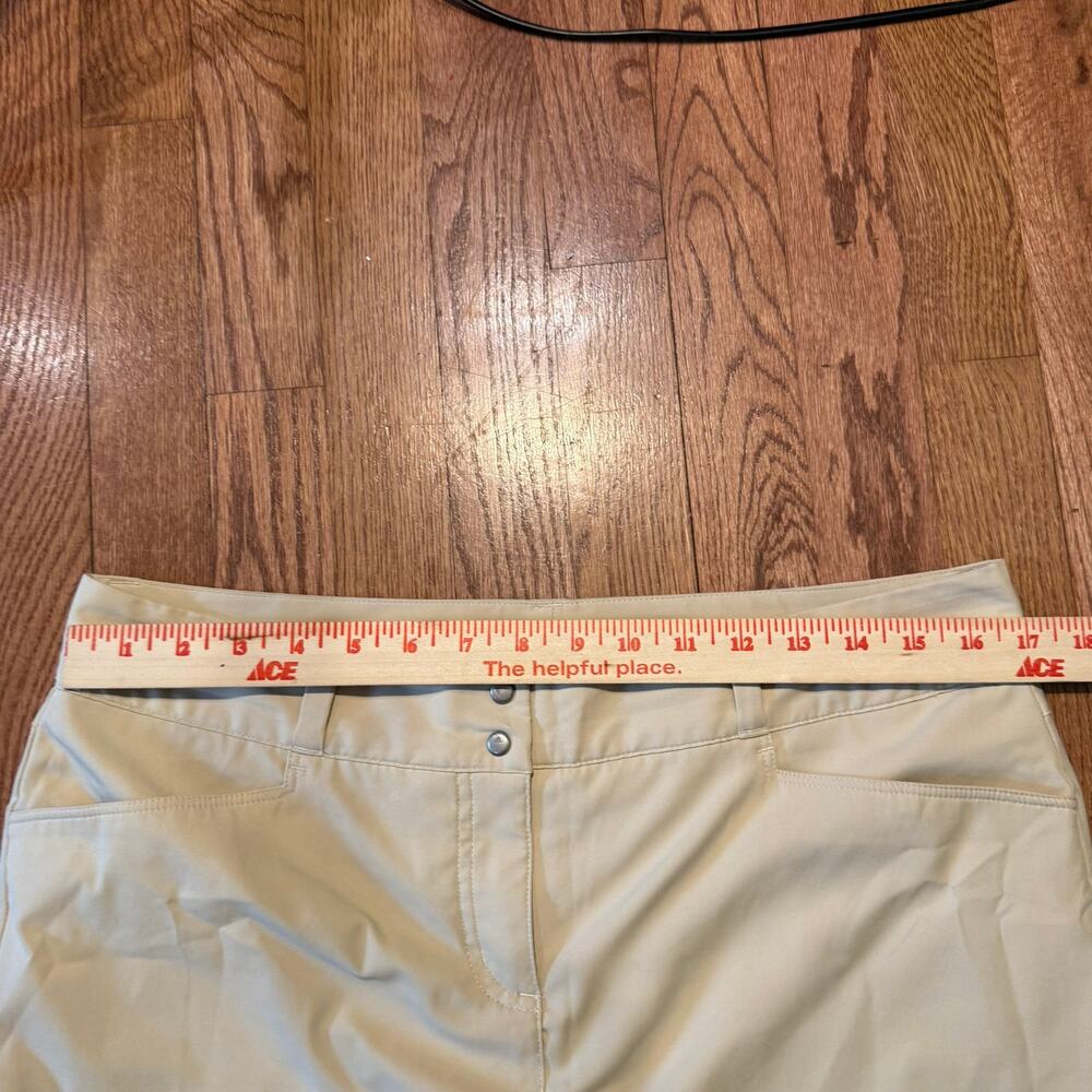 Adidas Climacool Skort Womens 8 Khaki Golf Tennis Skirt Lined Shorts - Picture 7 of 8